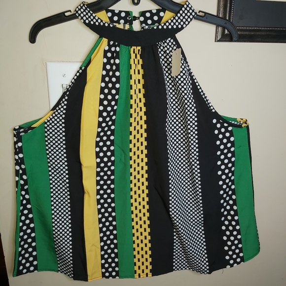 💢SOLD💢Multicolor Halter Neck Top - Picture 4 of 8